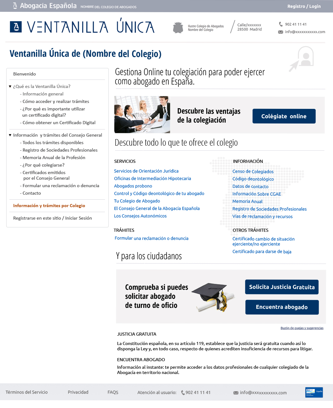 Web de Ventanilla Única
